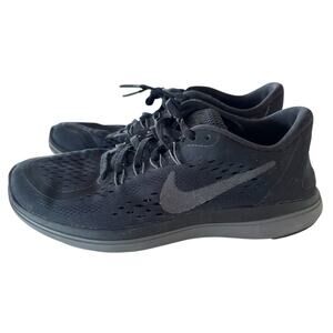 Nike Flex Run Shoes Womens Size 6.5 Anthracite Running Sneakers 898476-005